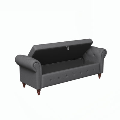 Modern Upholstered Storage Bench