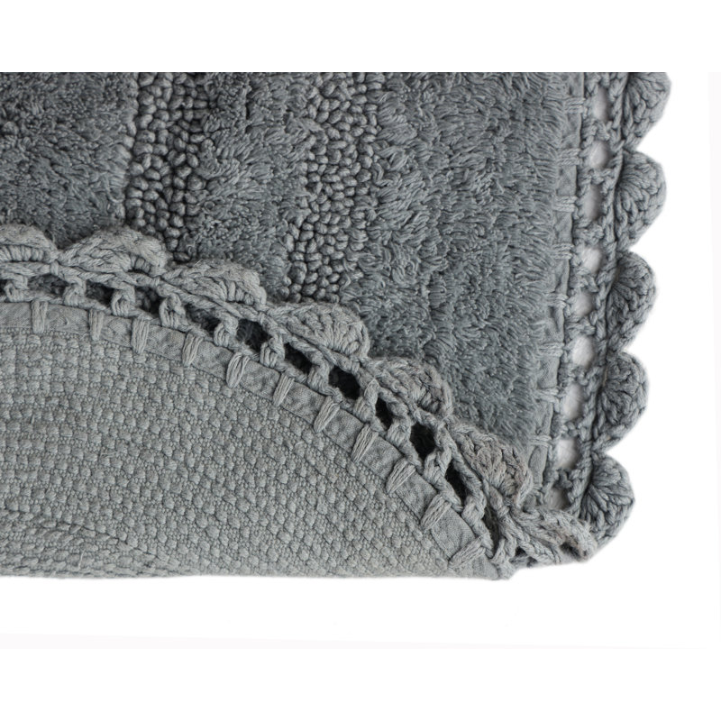 Tapis pour salle de bain Akiera Luna, Gris