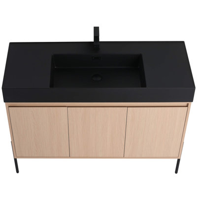 Ebern Designs Yordana Bathroom Vanity 48" Wide