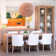 Merwin Reclaimed Pine 94-Inch Waterfall Style Dining Table With Cutout Detail