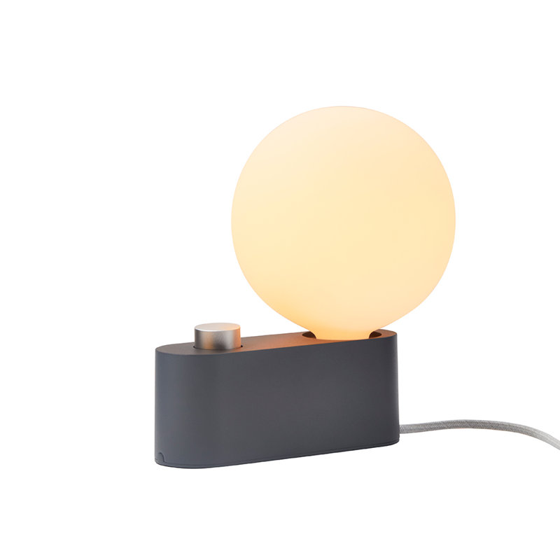 Sphere IV Globe Lamp, Charcoal Black