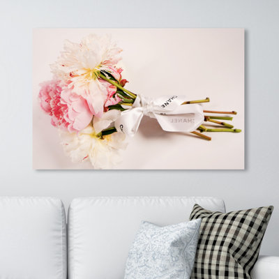 Bouquet de pivoines - photographie sur toile