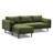 Napa 104.5" Velvet Sectional Sofa-1446458017-1446005341