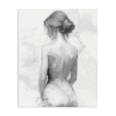 Mine élégante figure sur toile, design par Kim Allen