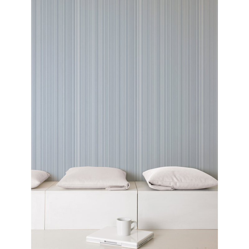 10m x 53cm Matte Wallpaper Roll, Blue