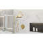 Ensemble de douche à pluie avec pomme de douche ronde, valve ronde et douchette à main Harmony, laiton brossé Harmony-121486889