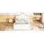 Lit double en bois blanc avec tête de lit et plateforme facile à utiliser pour plus de performance-129982936-129982937