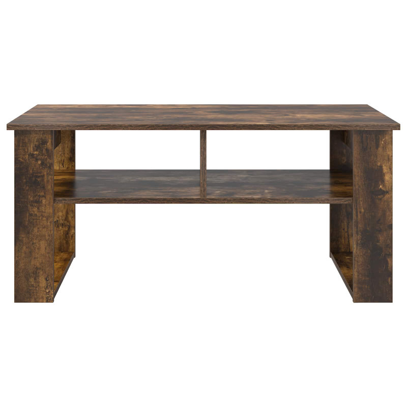Coffee Table with Storage, 44cm. H x 96cm. L x 54cm. W, Smoked Oak
