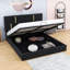  Queen Upholstered Platform Bed with Hydraulic Storage System-833440547