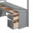 Ahran 5 Drawer Loft Bed with Built-in-Desk by Isabelle & Max-486441984-486442015