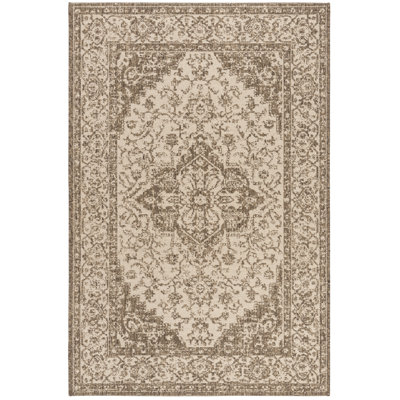 Girard Cream/Beige Area Indoor/Outdoor Rug