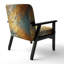 Chaise avec accoudoirs rembourrée Exquise