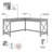 Kaionna L-Shaped Credenza Desk-2111330428