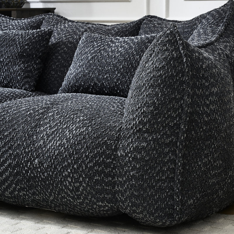 Deux chaises en chenille pour regarder la télévision et profiter du temps ensemble avec poignée, convient à une utilisation intérieure dans diverses pièces