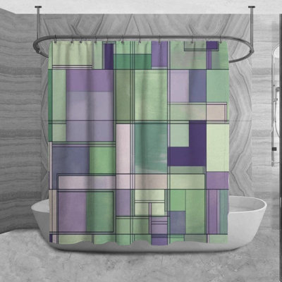 Kryslin Microfiber Shower Curtain