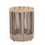 Table d'appoint en bois avec corde pour patio et cour - élégance rustique, support de 175 lb, mobilier d'extérieur à assemblage rapide, hauteur de 18,42 po, idéal-1064992899-1064992900