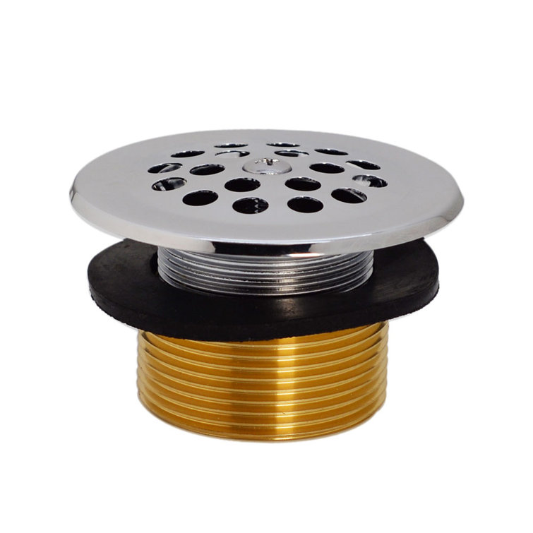 1-3/8" Fine Thread Bathtub Drain Trim with Trip Lever and Conversion Adaptor