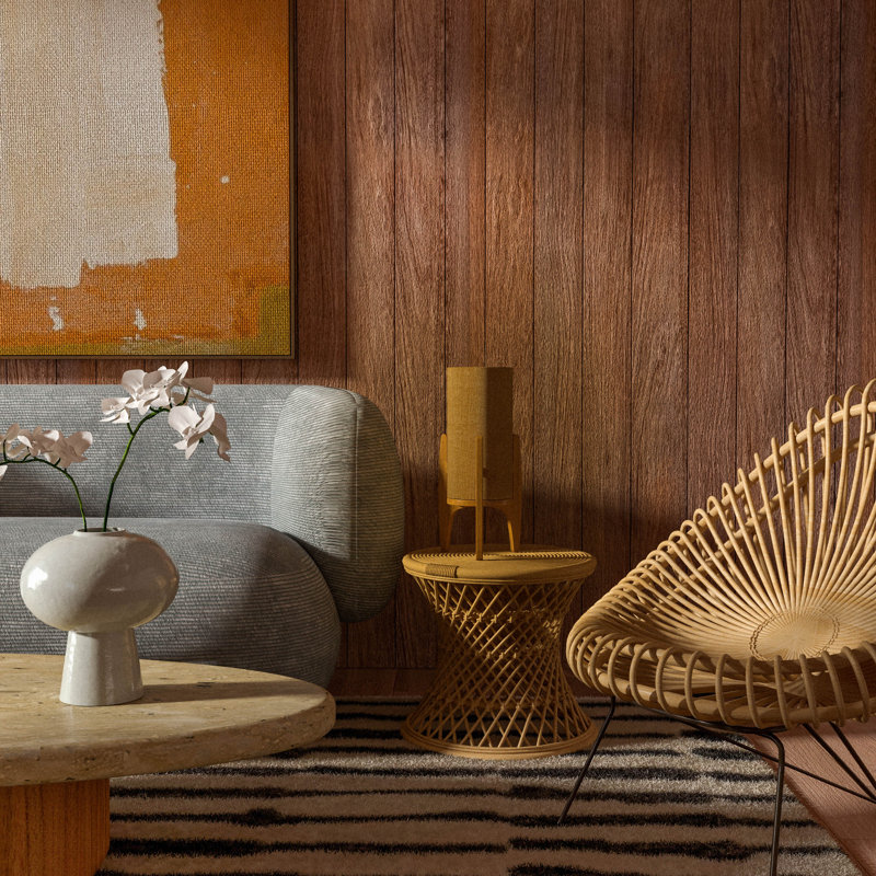  Lampe de table Zen, Natural Wood
