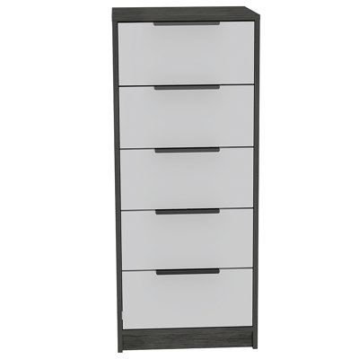 Commode 5 tiroirs, commode verticale