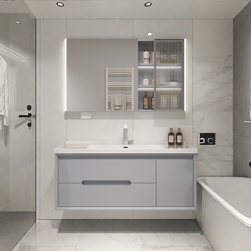 Image result for Hokku Designs Nordic style simple bathroom cabinet | Wayfair