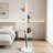 Modern Freestanding Coat Rack With Natural Marble Base And 8 Stainless Steel Hooks, Heavy-Duty Hall Tree Stand For Entryway, Office, And Home-1745301106