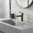 Single-Hole Single-handle Bathroom Faucet with Drain Assembly-87349270