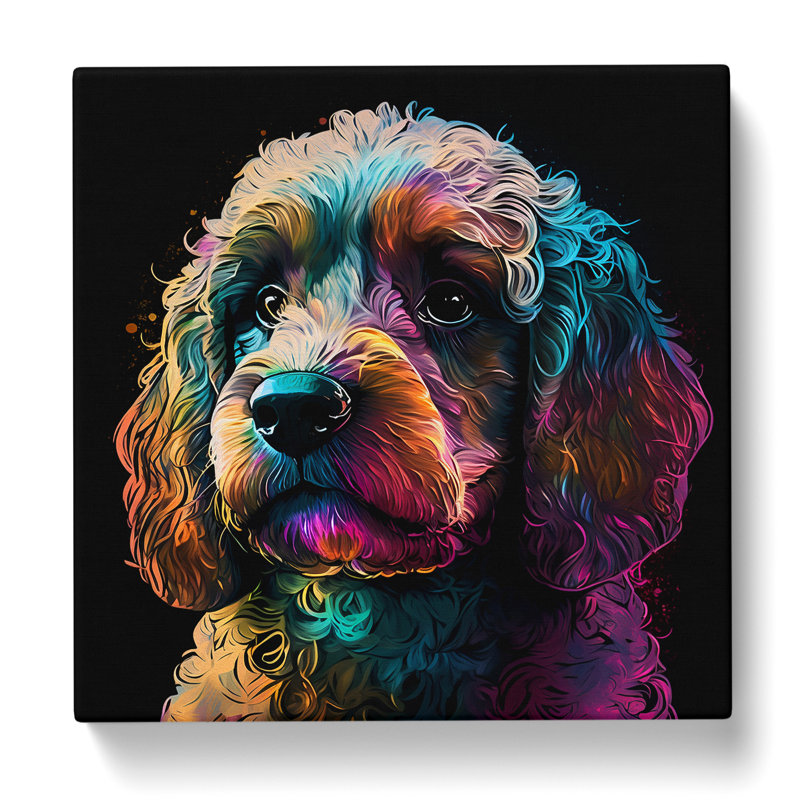 Cockapoo Graphic - Wrapped Canvas