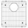 Elkay Stainless Steel 15" X 15-15/16" X 1-1/4" Bottom Grid
