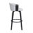 Boeschen Swivel Counter or Bar Height Upholstered Bar Stool with Arms and Footrest in Wood-1964245476-1987370483