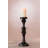 Baluster Pillar Candle Stand -Medium -Black-254647544-254647540