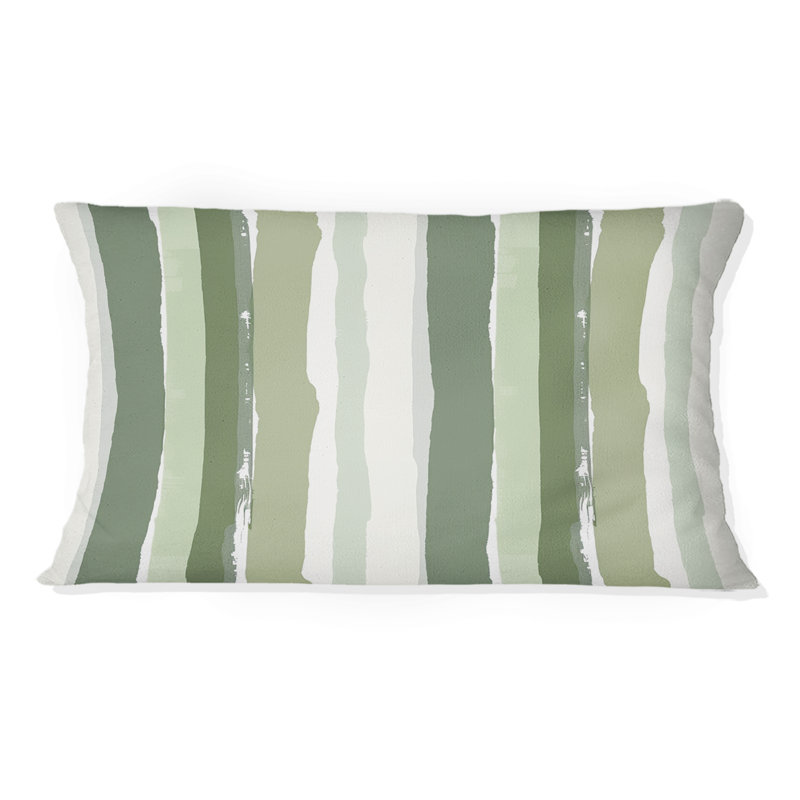 Coussin lombaire Green Stripes II