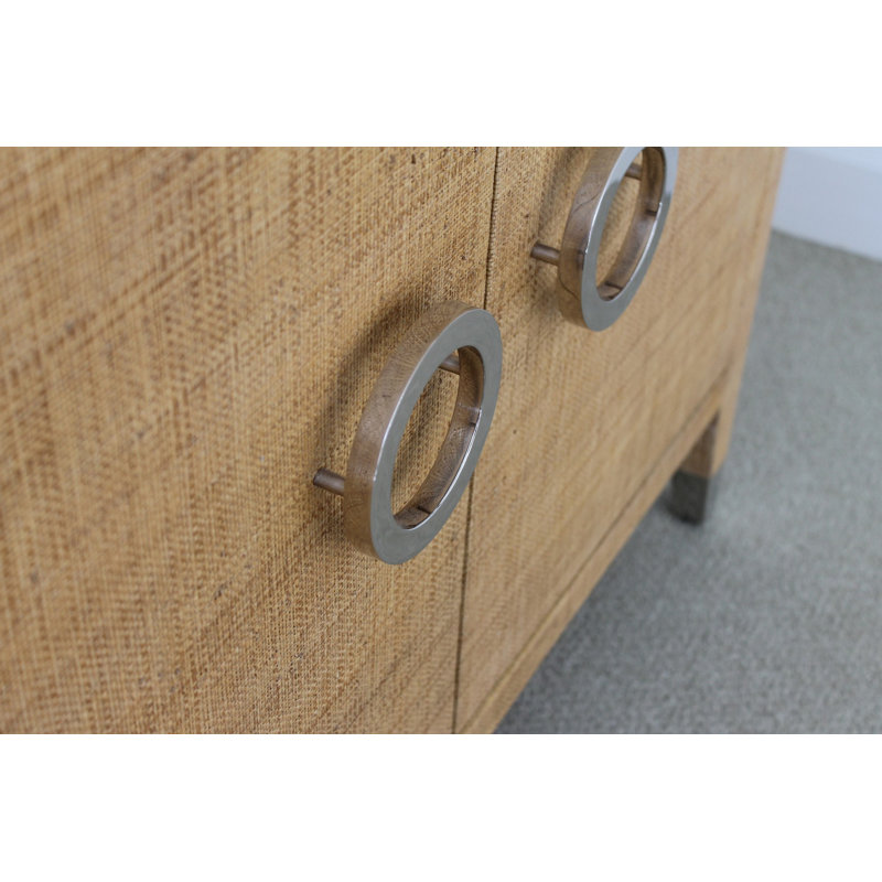Charleston Solid Wood Accent Cabinet, Sand