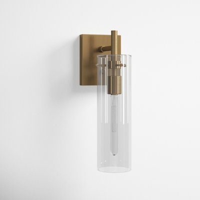 Gilbert Stainless Steel Armed Sconce