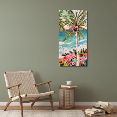 «Bay Isle Home ™ Fields», art sur toile tendue par Karen Gallery: Palm Tree Wimsy II