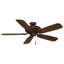 60" Heritage 5 - Blade Outdoor Standard Ceiling Fan with Pull Chain-789139502