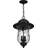 Aurora 3-Light Outdoor Antique Iron Candelabra Hanging Lantern Pendant