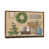Toile avec cadre en bois brun sélectionné