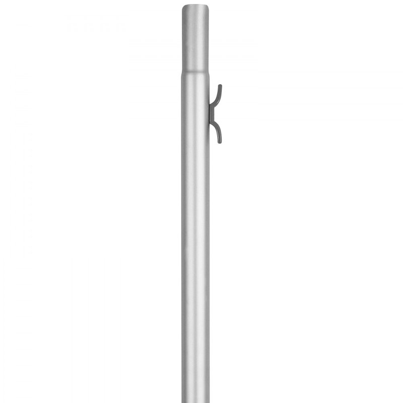 Ensemble de mât de drapeau amovible en aluminium robuste, H 240 po x l 1,92 po x P 1,92 po