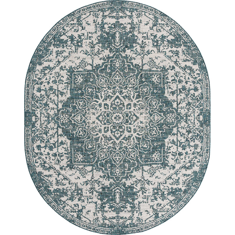 Tapis d'extérieur Destiny, Ovale 7 pi 10 po x 10 pi