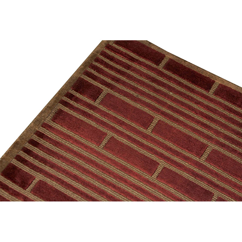 Hand Woven Wool Geometric Area Rug