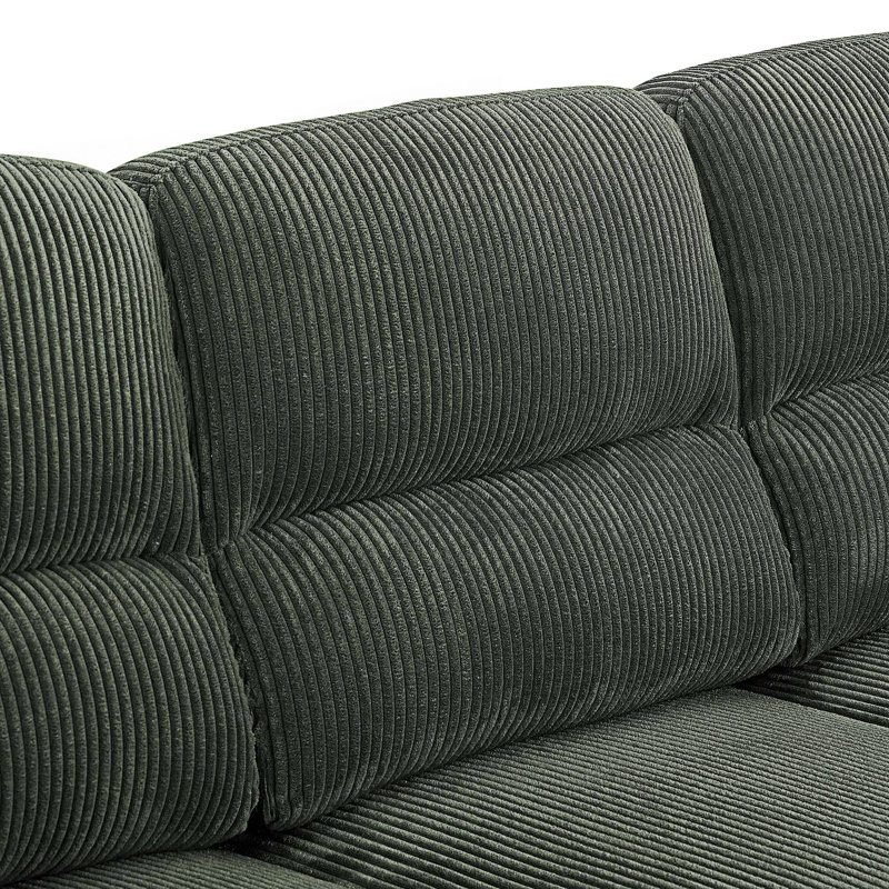 Three‑Seat Sofa, Antique Green