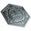 Zinc Hex 10" x 12" Porcelain Metal Look Wall & Floor Tile