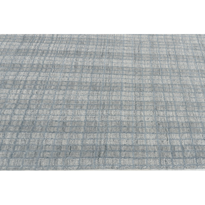 Hand Loomed Plaid Area Rug