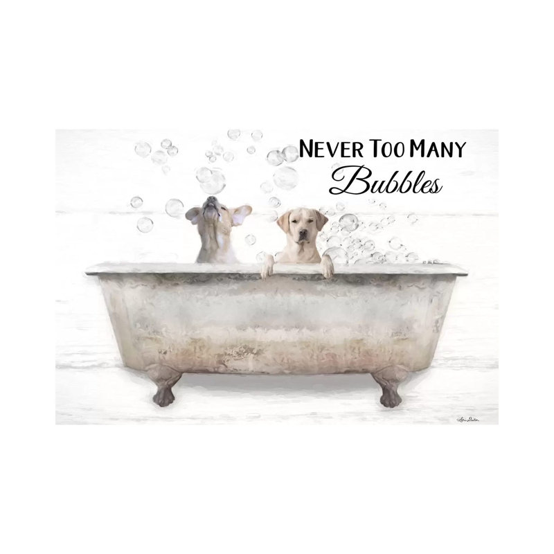 Never Too Many Bubbles by Lori Deiter - Wrapped Canvas Gallery-Wrapped Canvas Giclée, 66.04 cm H x 45.72 cm W x 3.175 cm D