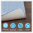 Quick-dry Comfort Polyester Bath Rug For Spa-like Experience
