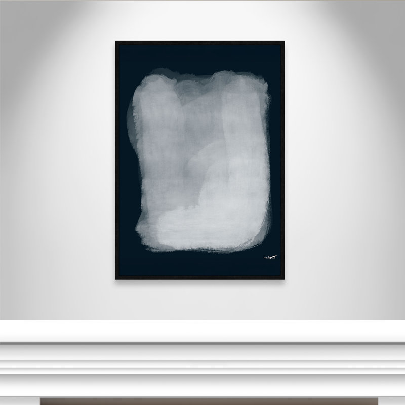 Calme 001, reproduction par A.Atelier, H 41,5 po x l 29,5 po x P 0,75 po, Impression encadrée noire sans passe-partout