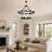 40" 2-Tier Wagon Wheel Chandelier