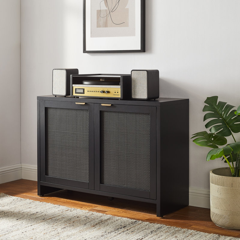 28'' H Media Cabinet, Black