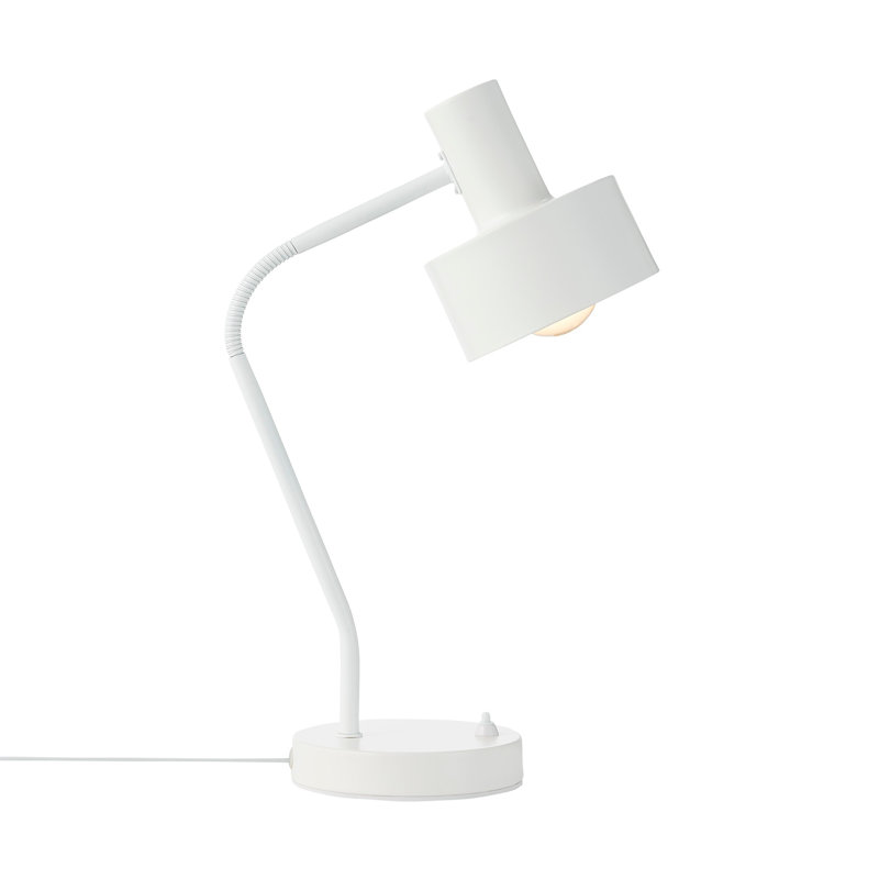 Matis Metal Desk Lamp, White