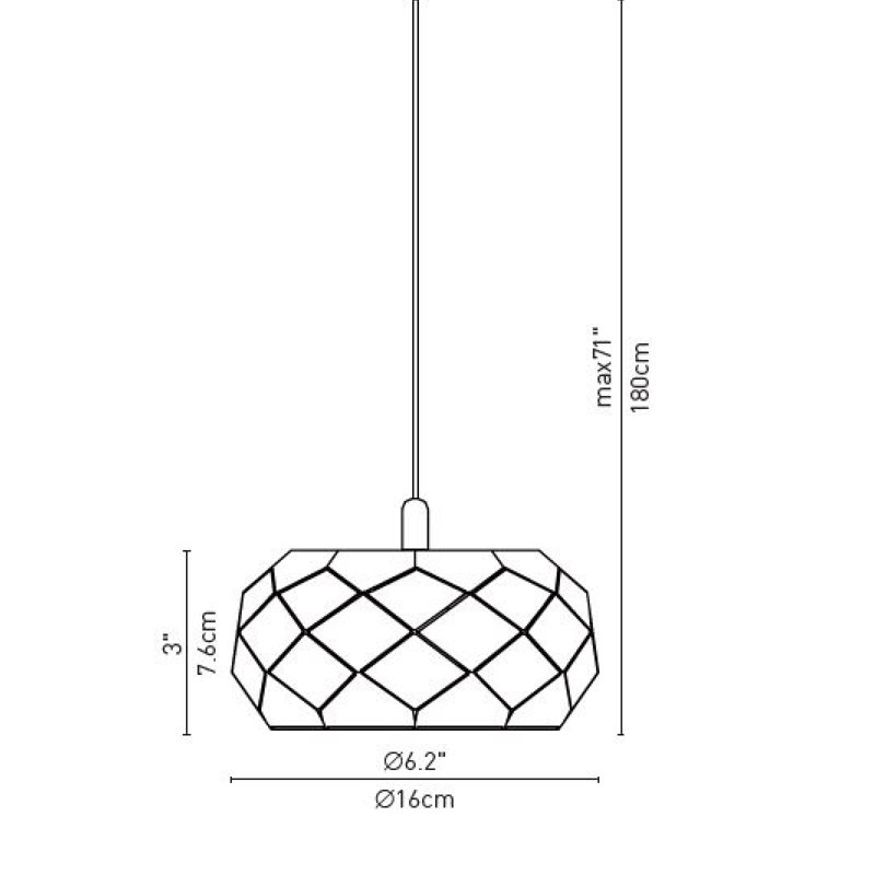 Luminaire suspendu en grappe 10 lumières Bixby, Blanc